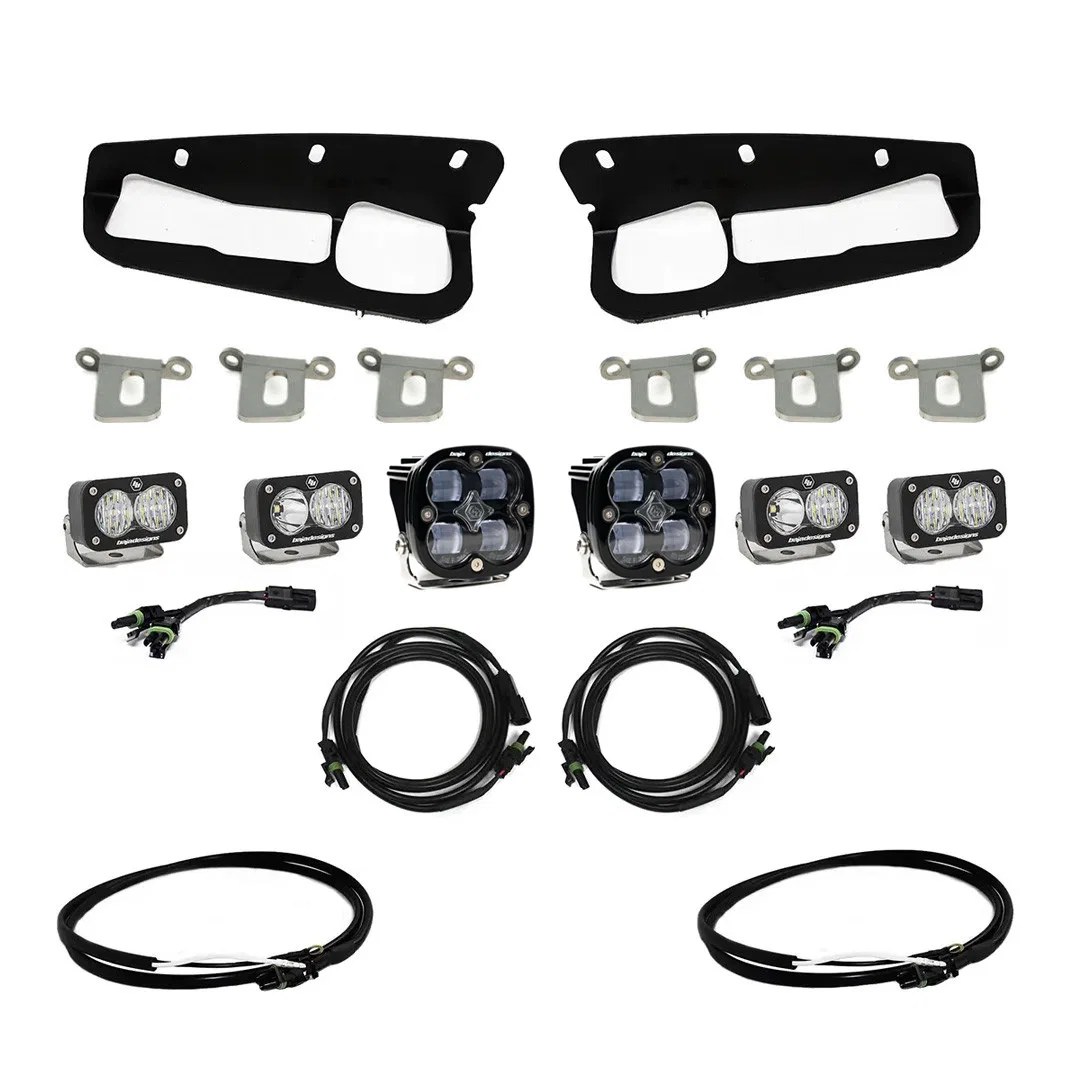 447761UP – BAJA DESIGN Driving/ Fog Light, LED Bulb 3 Inch Square Squadron SAE/ 1.76 Inch Height X 2.93 Inch Width Re...